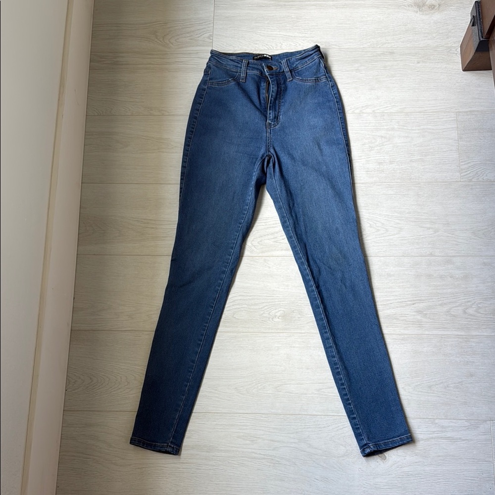 Fashion Nova High Rise Blue Jeans